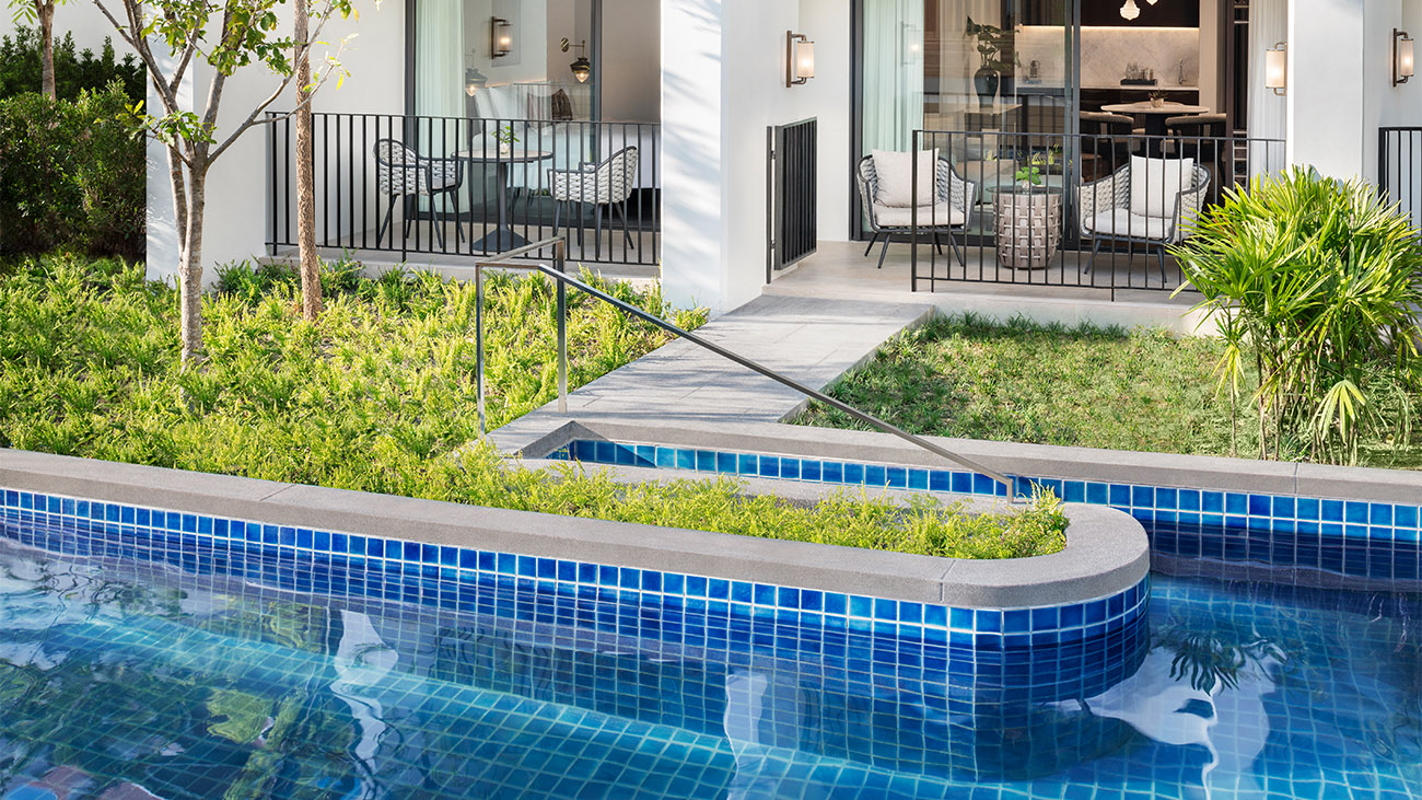 Patio and Pool Access